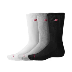 Patch Logo Crew 3-pak Strømper, White/Multi, S