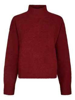 Paulina Striktrøje, Dark Red, 38