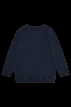 Pelle Rocket Striktrøje, More Navy, 104 cm