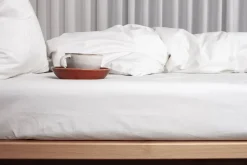 Percale Boxlagen, Hvid, 140x200 cm