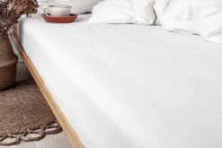 Percale Boxlagen, Hvid, 180x200 cm