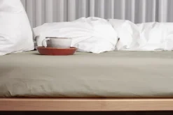 Percale Boxlagen, Sand, 180x200 cm