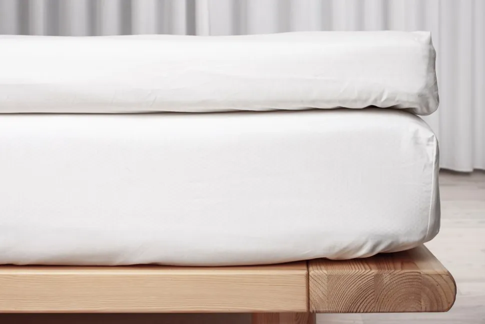 Percale Kuvertlagen, Hvid, 180x210 cm