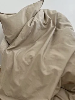 Percale Sengetøj, Mud, 140x200 cm