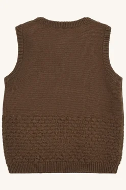 Perry Vest, Brown, 92 cm