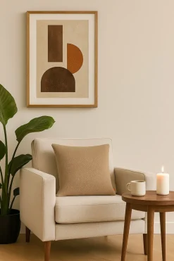 Phil Pude, Dark Sand, 45x45 cm