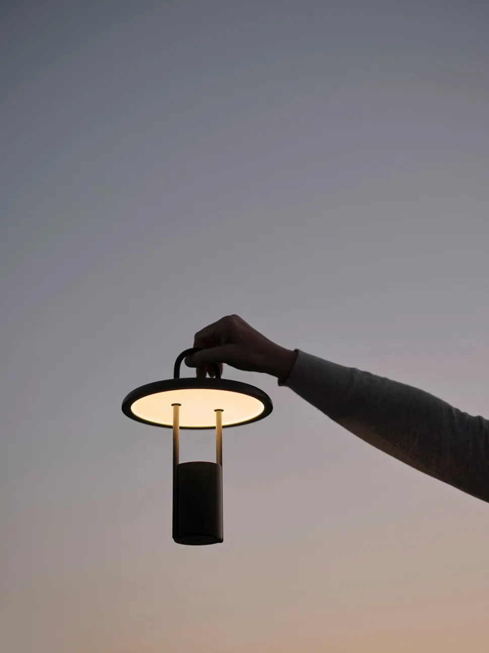 Pier Portable LED Lampe, Sort