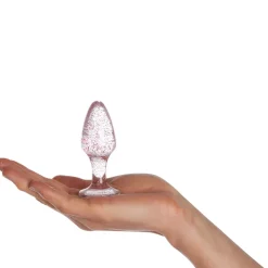 Pink Glitter Butt Plug Sæt
