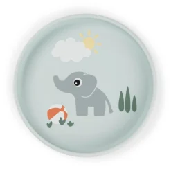 Playground Stick & Stay Tallerken, Blue