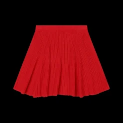 Pointelle Nederdel, Red, 130 cm