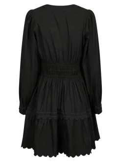 Polaris C Poplin Kjole, Black, 34