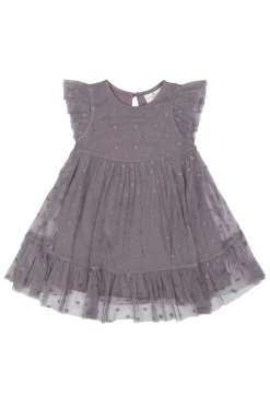 Poppy Kjole, Gray Ridge AOP, 104 cm