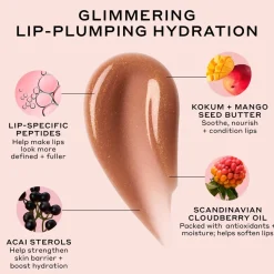 Pout Preserve Peptide Lip Treatment Shimmer, Crème Brûlèe