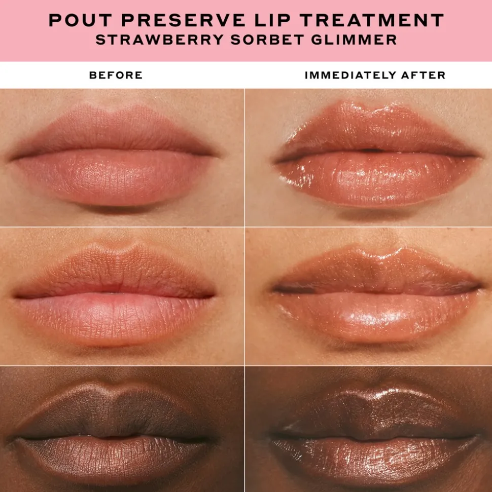 Pout Preserve Peptide Lip Treatment Shimmer, Sorbet