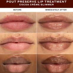 Pout Preserve Peptide Lip Treatment Shimmer, Cocoa Creme