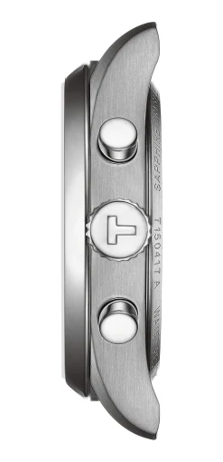 PR 100 Chronograph T150.417.11.091.00 Herreur, Steel/Green, 40 mm