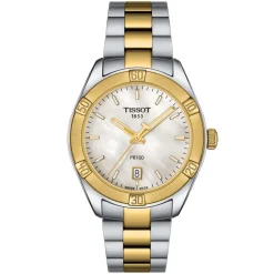 PR 100 Sport Chic T101.910.22.111.00 Dameur, Stål/Guld, 36 mm