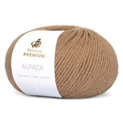 Premium Alpaca Garn, 005 Camel, 50 g