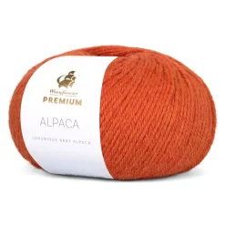 Premium Alpaca Garn, 021 Lava, 50 g