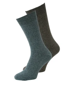 Premium 2-pak Strømper, Brindle, One Size