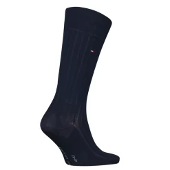 Premium Rib Fil Strømper, Dark Navy, 47-48