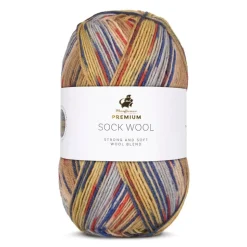 Premium Sock Wool Mountain Garn, 002 Ural, 100 g