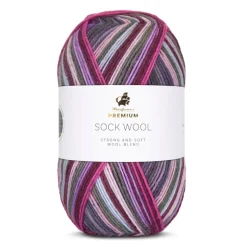Premium Sock Wool Ocean Garn, 005 Indiske Ocean, 100 g