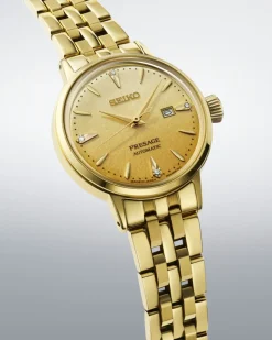 Presage SRE018J1 Dameur, Gold Plated, 30 mm
