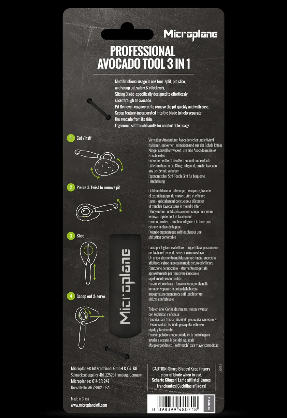 Professionel Avokado 3-i-1 Værktøj