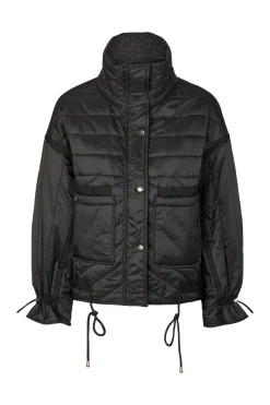Puffy Frida Jakke, Black, 36