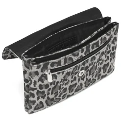 Pung, Grey Leo Print