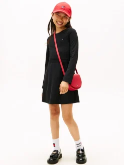 Punto Skater Kjole, Black, 152 cm