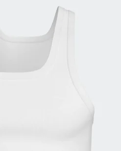 Pure Cotton 2-pak Tanktop, White, M