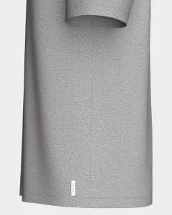 Pure Cotton T-shirt, Grey, L