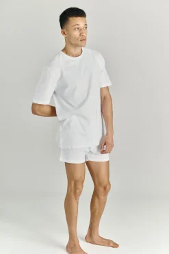 Pure Cotton T-shirt, White, XL