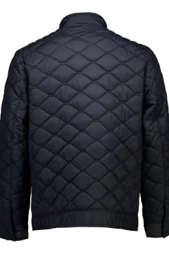 Quilted Biker Jakke, Black, XL