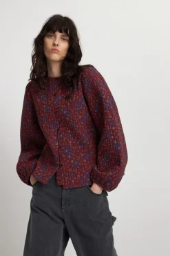 Quiltet Jakke, Flower Mix, 40