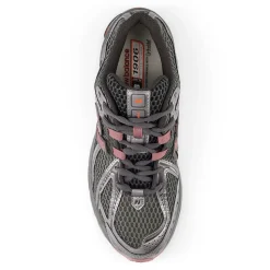 1906R Sneakers, Dark Silver Metallic/Rosewood, 40.5