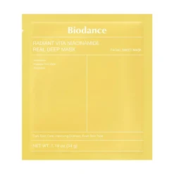 Radiant Vita Niacinamide Real Deep Mask, 1 stk
