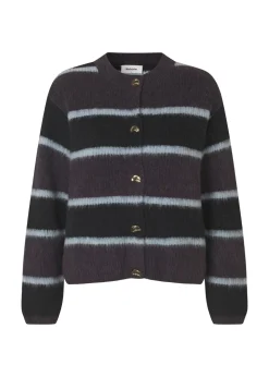 RafaelMD Stripe Cardigan, Winter Stripe, M