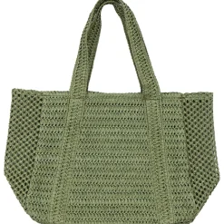 Raffia Shopper, Green