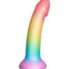Rainbow Silikone Dildo