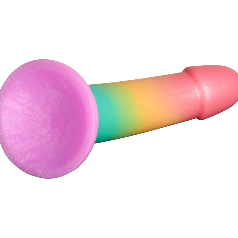 Rainbow Silikone Dildo
