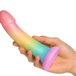 Rainbow Silikone Dildo
