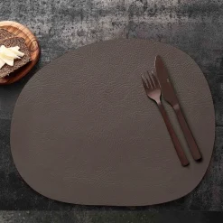 Recycled Buffalo Dækkeserviet, Clay, 33,5x41 cm