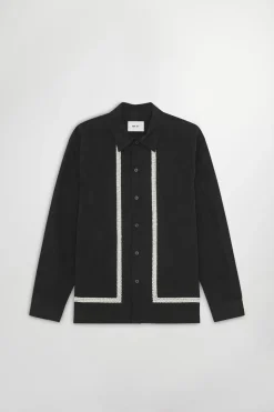 Reed EMB Overshirt, Black, XL