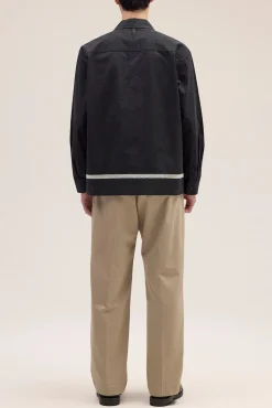 Reed EMB Overshirt, Black, XL