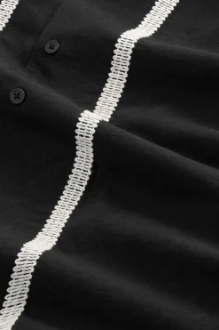 Reed EMB Overshirt, Black, XL