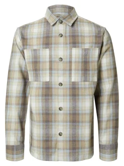 Reg-Hank Check Overshirt, Starfish, XL