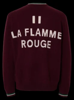 Regi LFR Crew Neck Striktrøje, Loganberry, M